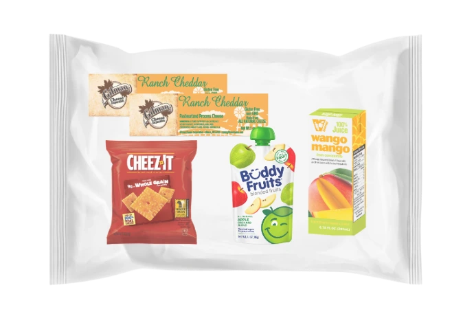 Lunch Champs™ Cheez-It, Cheddar &amp; Fruit Kit